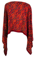 PRC7316 Avatar Pure Silk Kimono-Sleeved Top - Velora Luxury Fashion