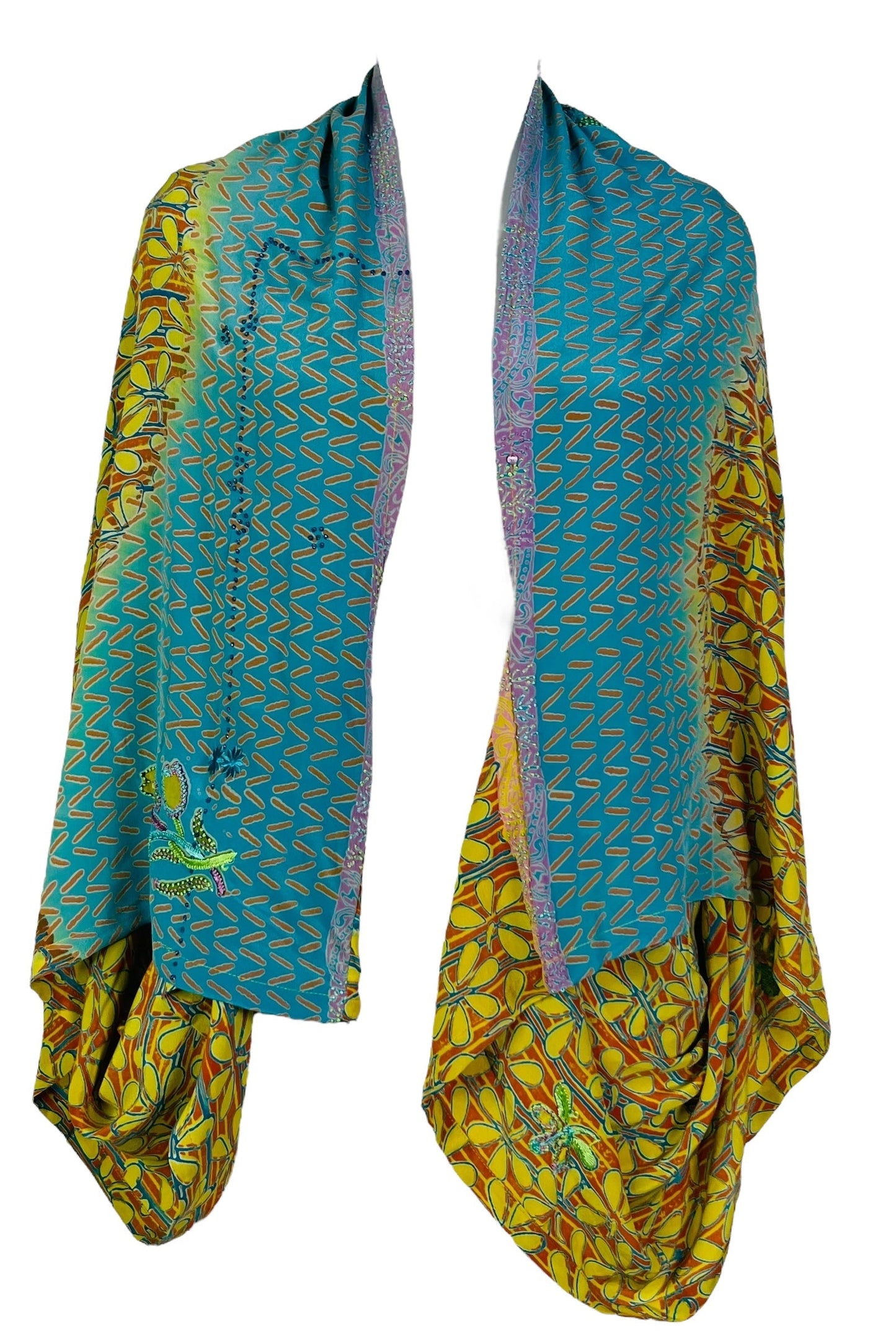 PRC7318 Avatar Pure Silk Shrug - Velora Luxury Fashion