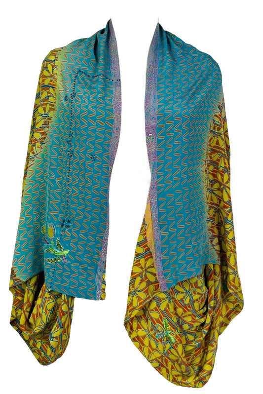 PRC7318 Avatar Pure Silk Shrug - Velora Luxury Fashion