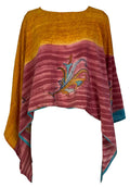 PRC7320 Avatar Pure Silk Capelet Poncho - Velora Luxury Fashion
