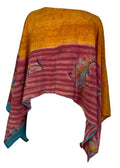 PRC7320 Avatar Pure Silk Capelet Poncho - Velora Luxury Fashion