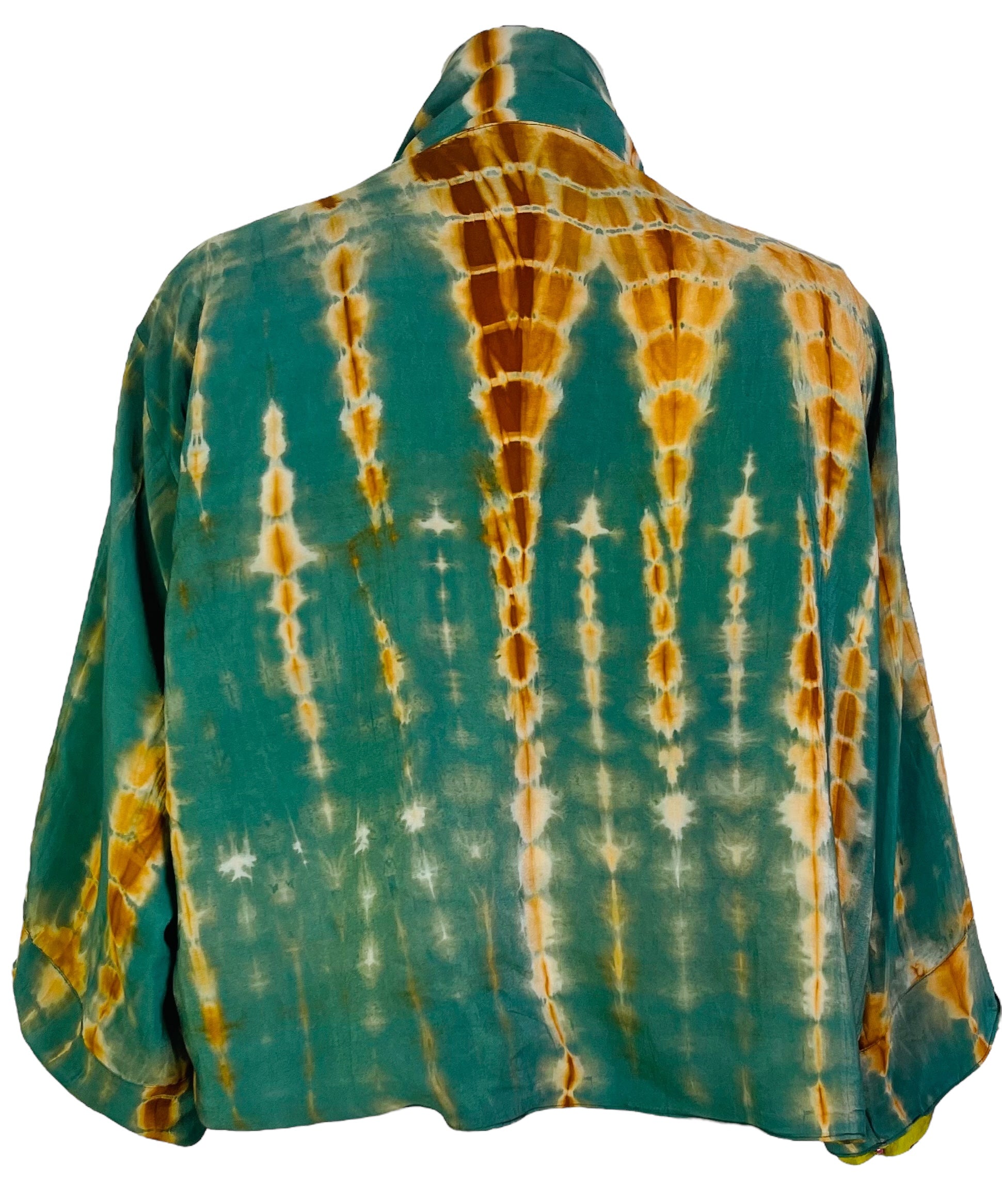 PRC7377 Avatar Reversible Pure Silk Jiva Jacket - Velora Luxury Fashion