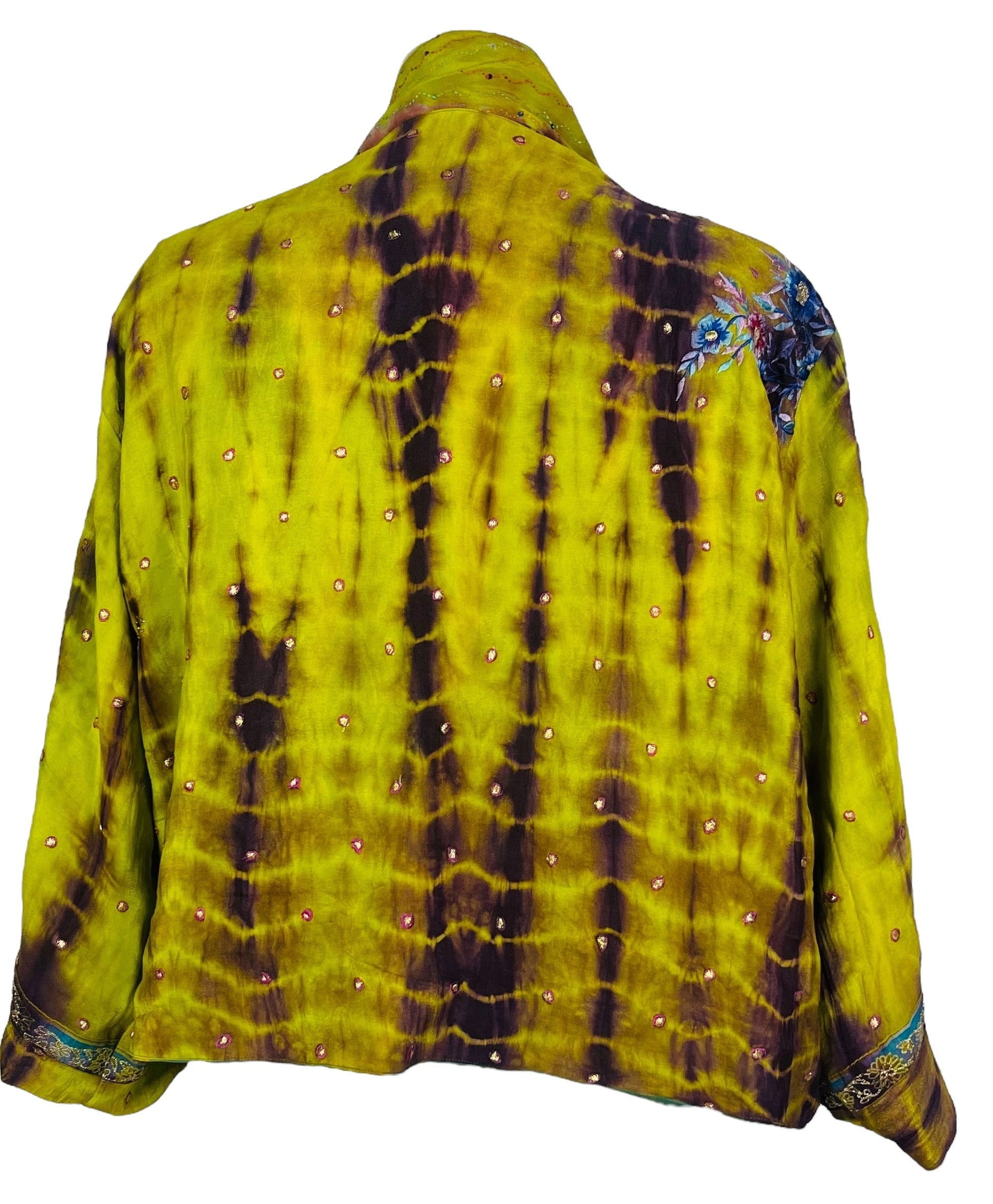 PRC7377 Avatar Reversible Pure Silk Jiva Jacket - Velora Luxury Fashion