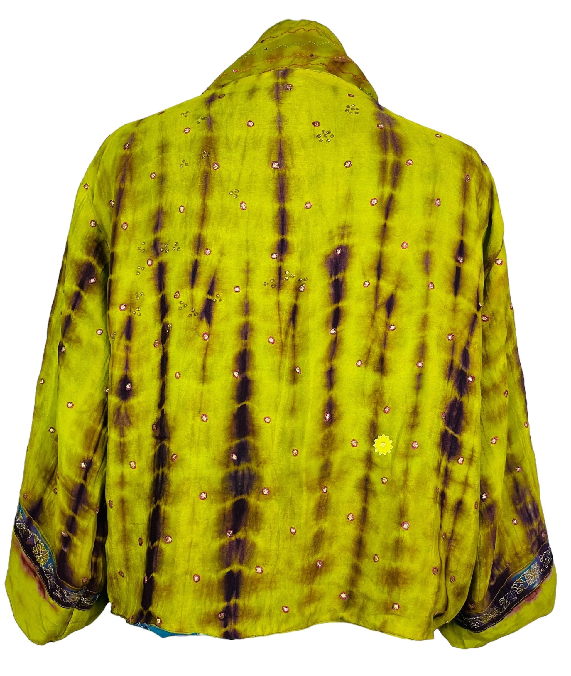 PRC7401 Avatar Reversible Pure Silk Jiva Jacket - Velora Luxury Fashion