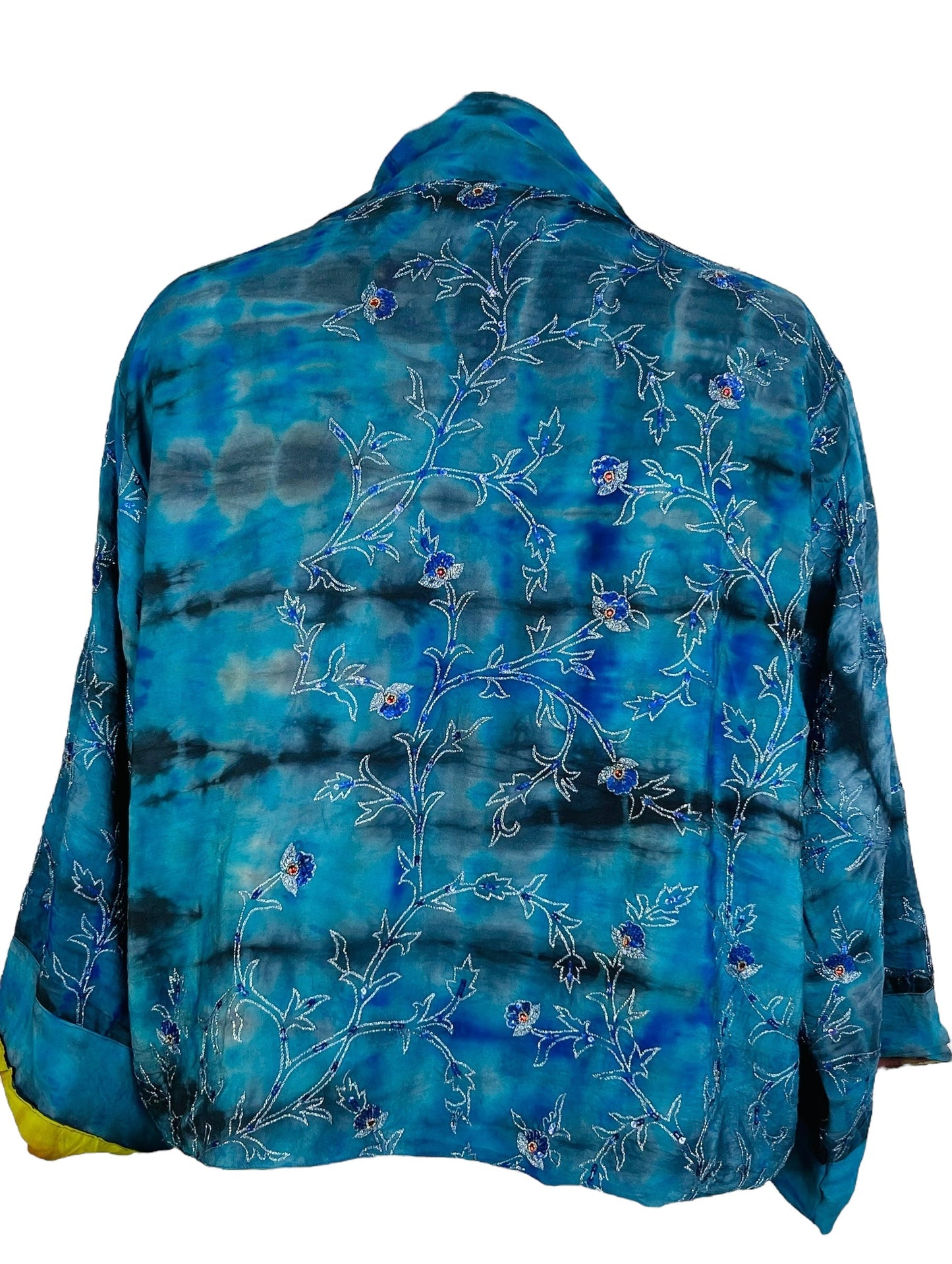 PRC7401 Avatar Reversible Pure Silk Jiva Jacket - Velora Luxury Fashion