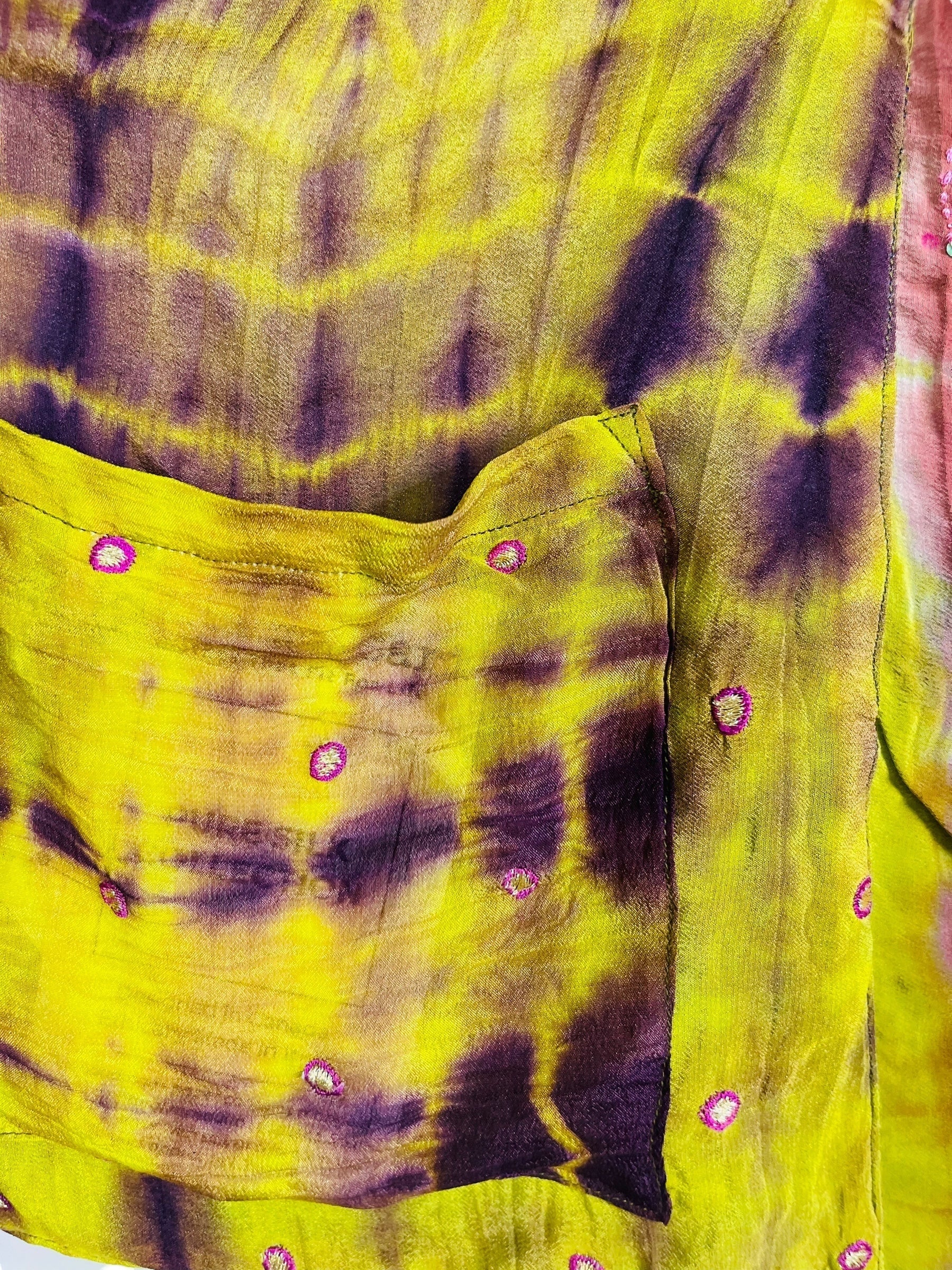 PRC7401 Avatar Reversible Pure Silk Jiva Jacket - Velora Luxury Fashion