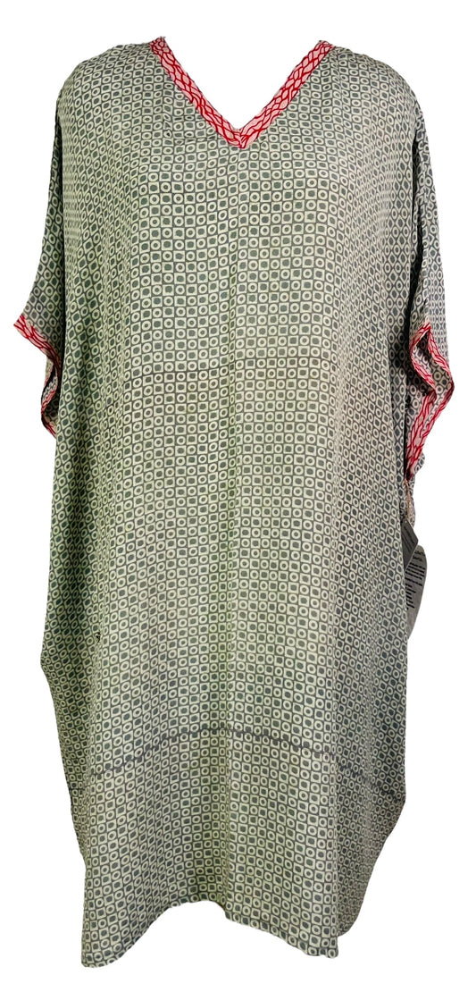 PRC7467 Avatar Pure Silk Midi Length Kaftan - Velora Luxury Fashion