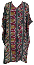 PRC7469 Avatar Pure Silk Midi Length Kaftan - Velora Luxury Fashion