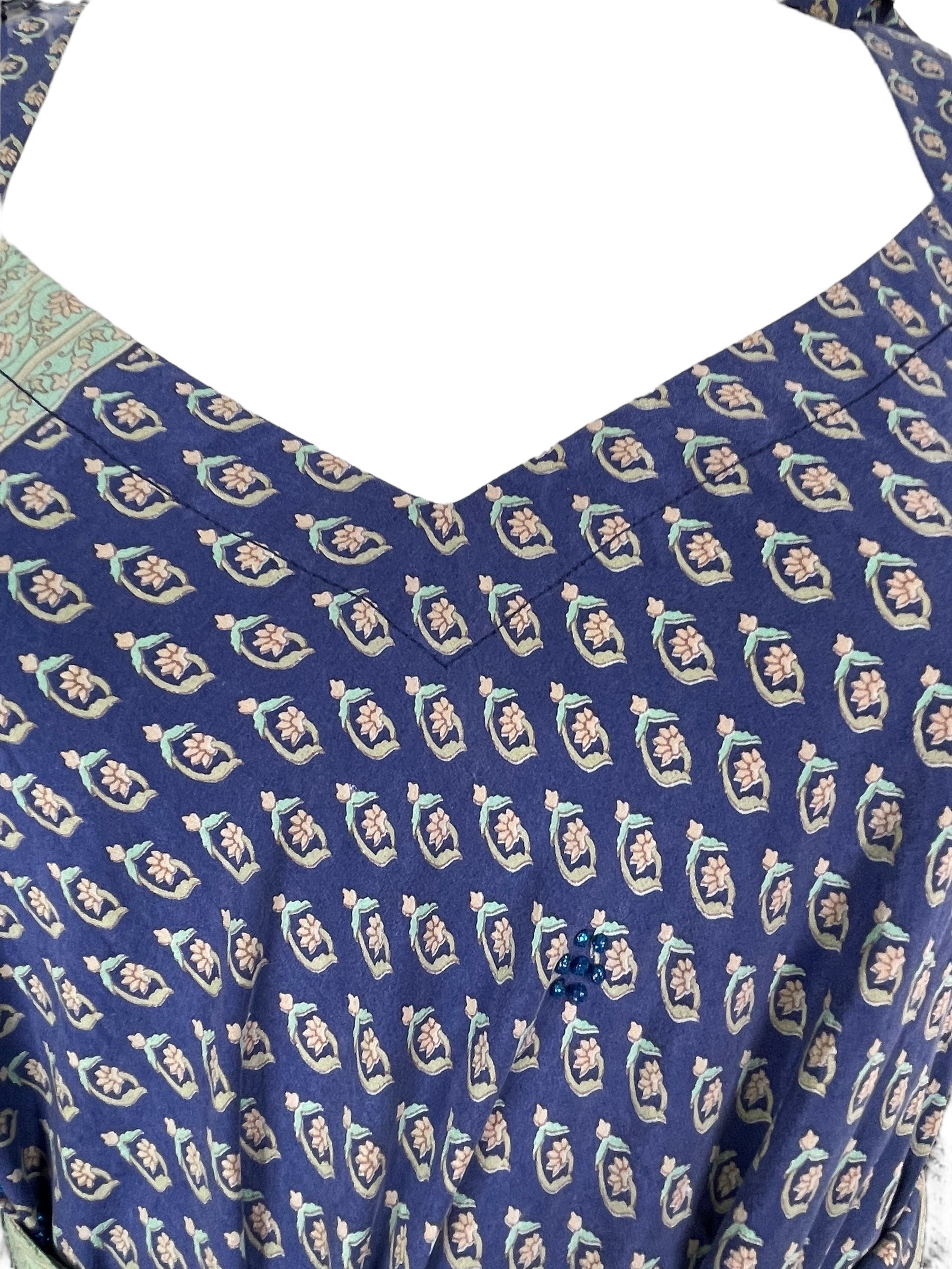 PRC7687 Avatar Pure Silk Maxi Dress with Belt - Velora