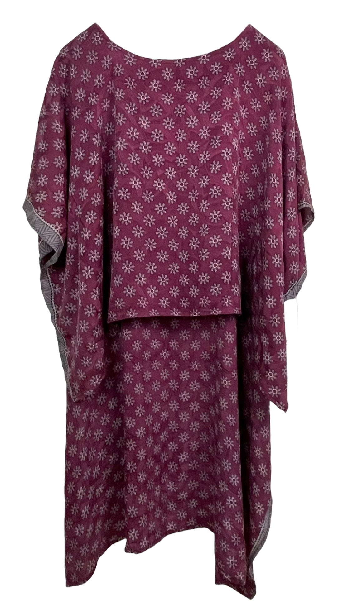 PRC7700 Avatar Pure Silk Hi Lo Top - Velora Luxury Fashion