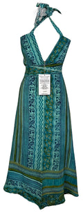 PRC7754 Avatar Pure Silk Maxi Dress with Belt - Velora Luxury Fashion