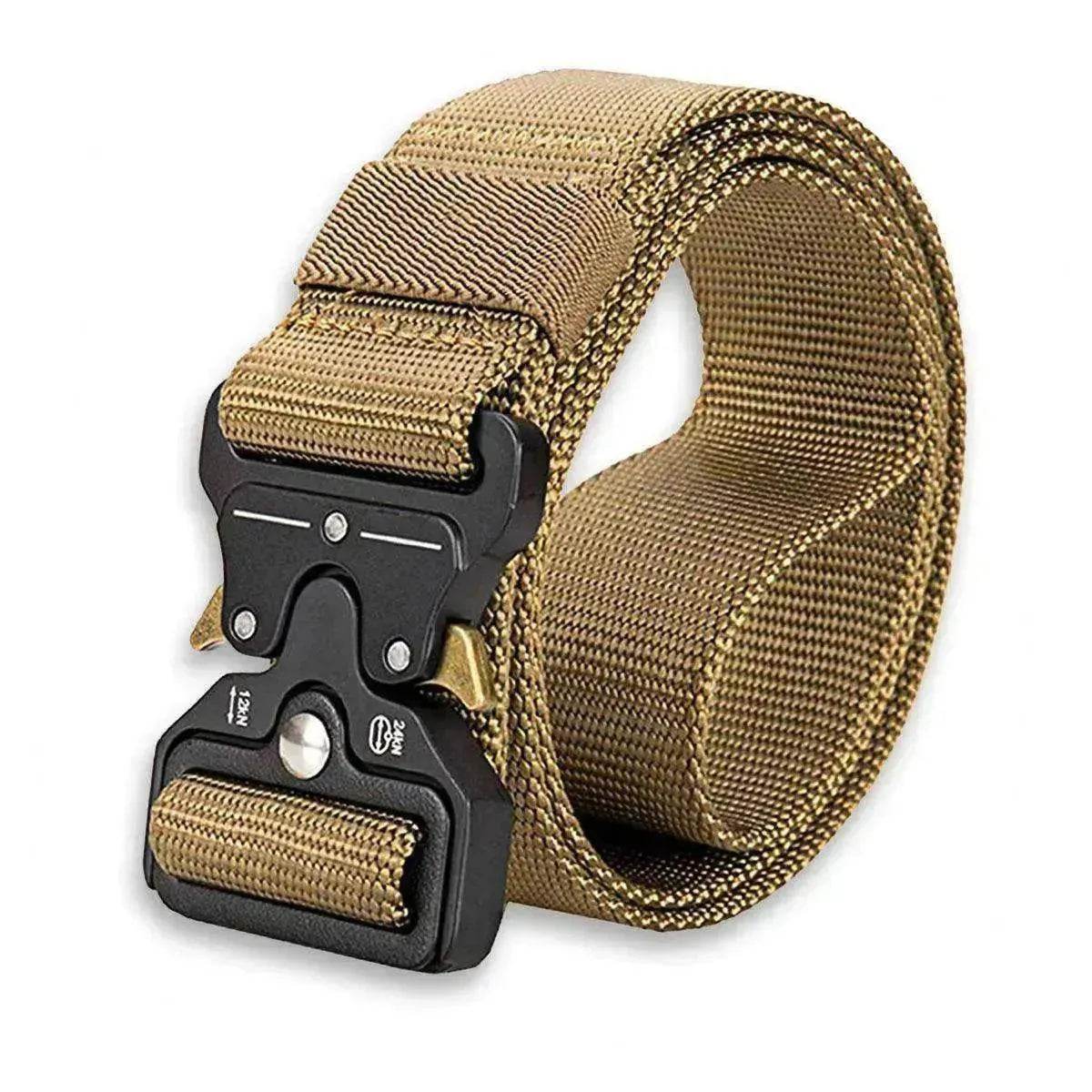 PREMIUM Men Casual Military Belt Tactical Waistband Rescue Rigger Nylon Belt USA - Velora