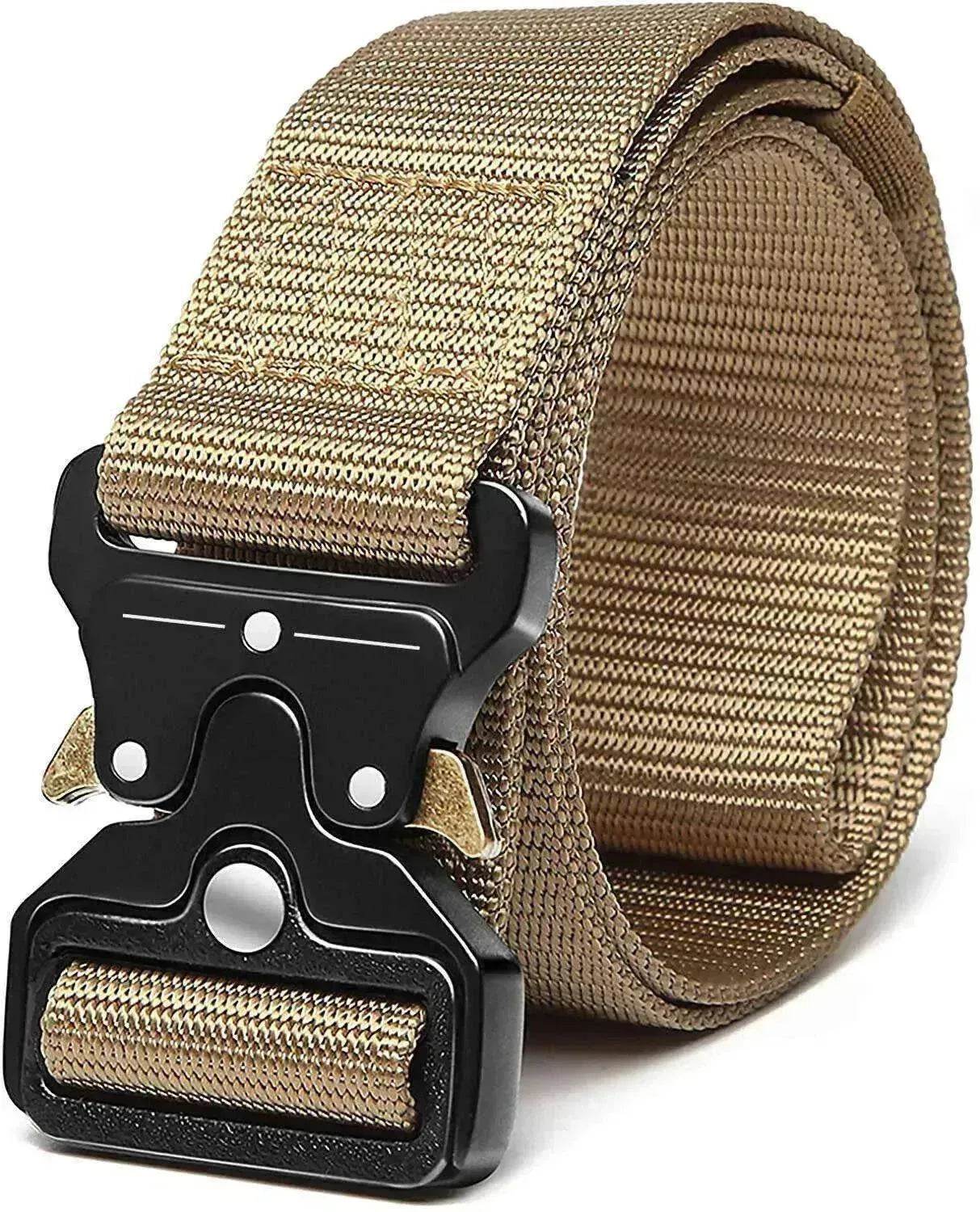 PREMIUM Men Casual Military Belt Tactical Waistband Rescue Rigger Nylon Belt USA - Velora