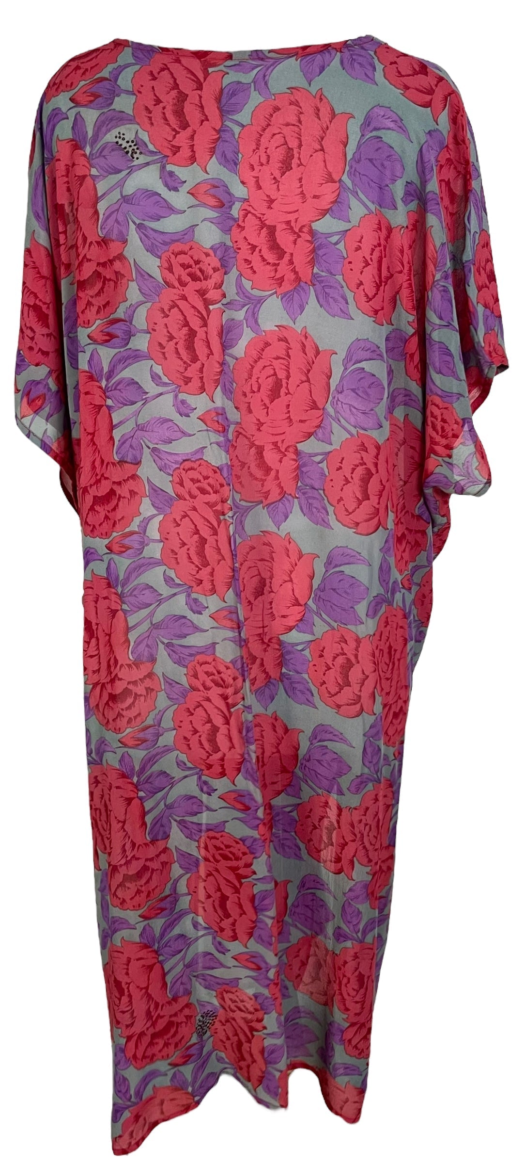 PRG5829 Sheer Avatar Pure Silk Maxi Kaftan - Velora Luxury Fashion