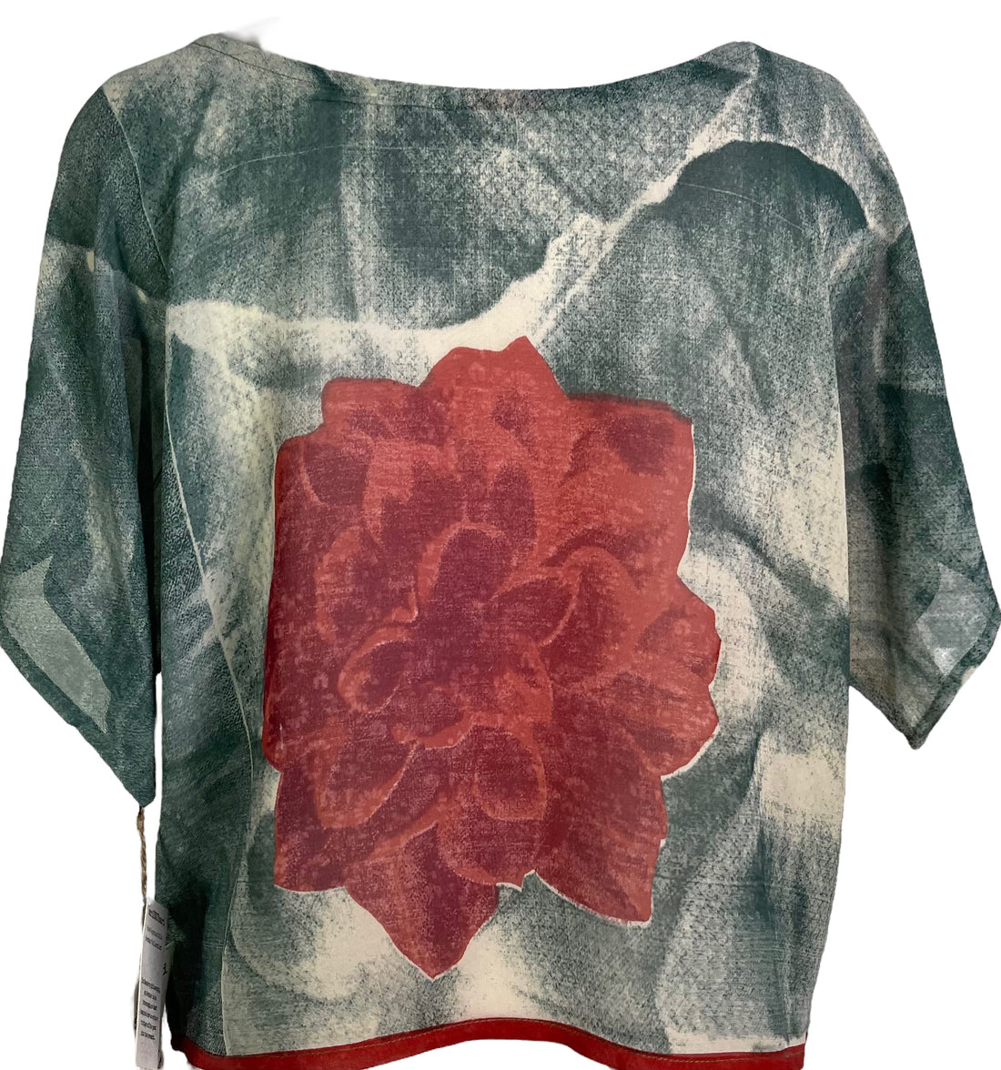 PRG6219 Sheer Avatar Pure Silk Boxy Top - Velora Luxury Fashion