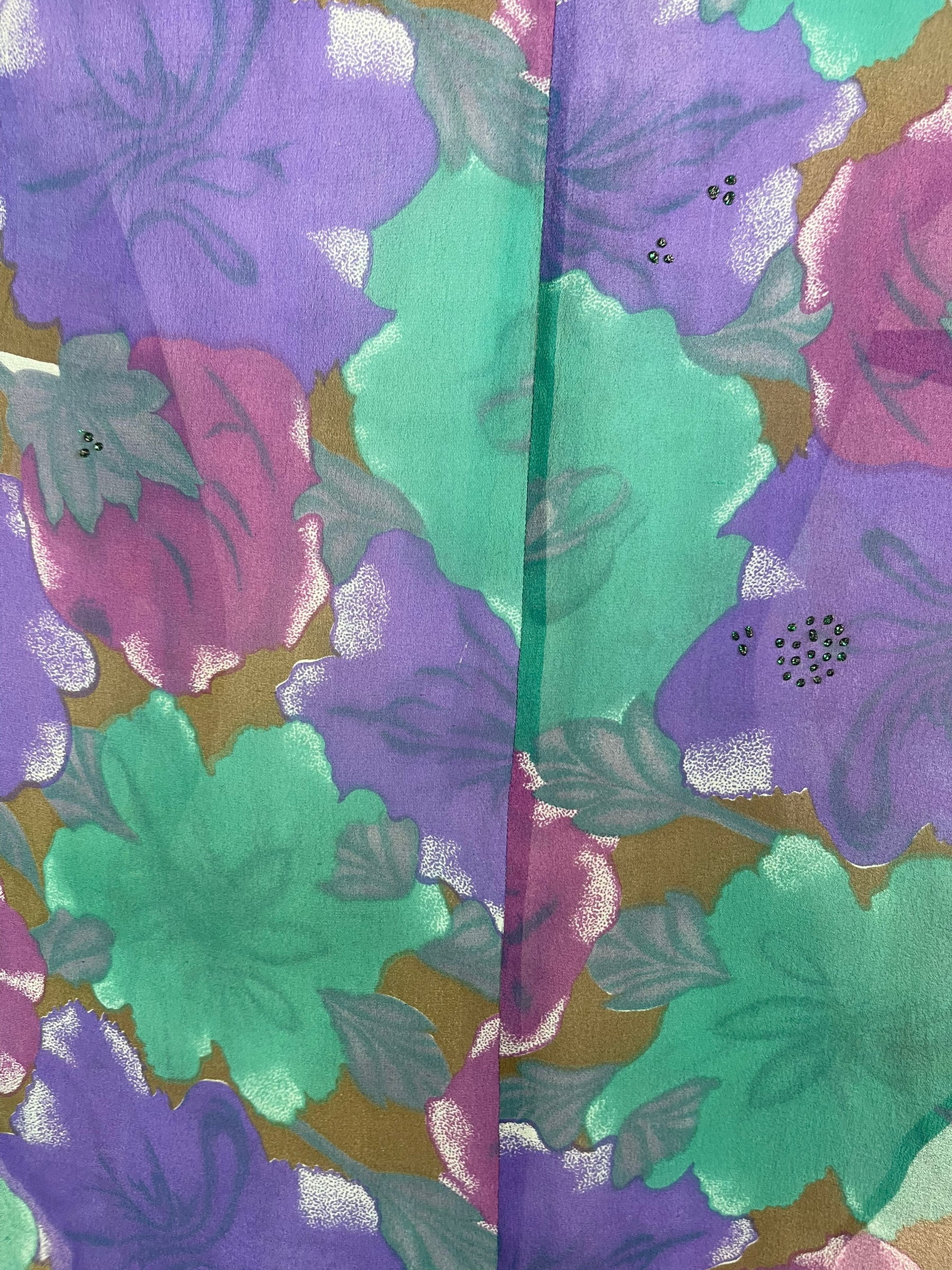 PRG6310 Sheer Avatar Pure Silk Waterfall Top - Velora Luxury Fashion