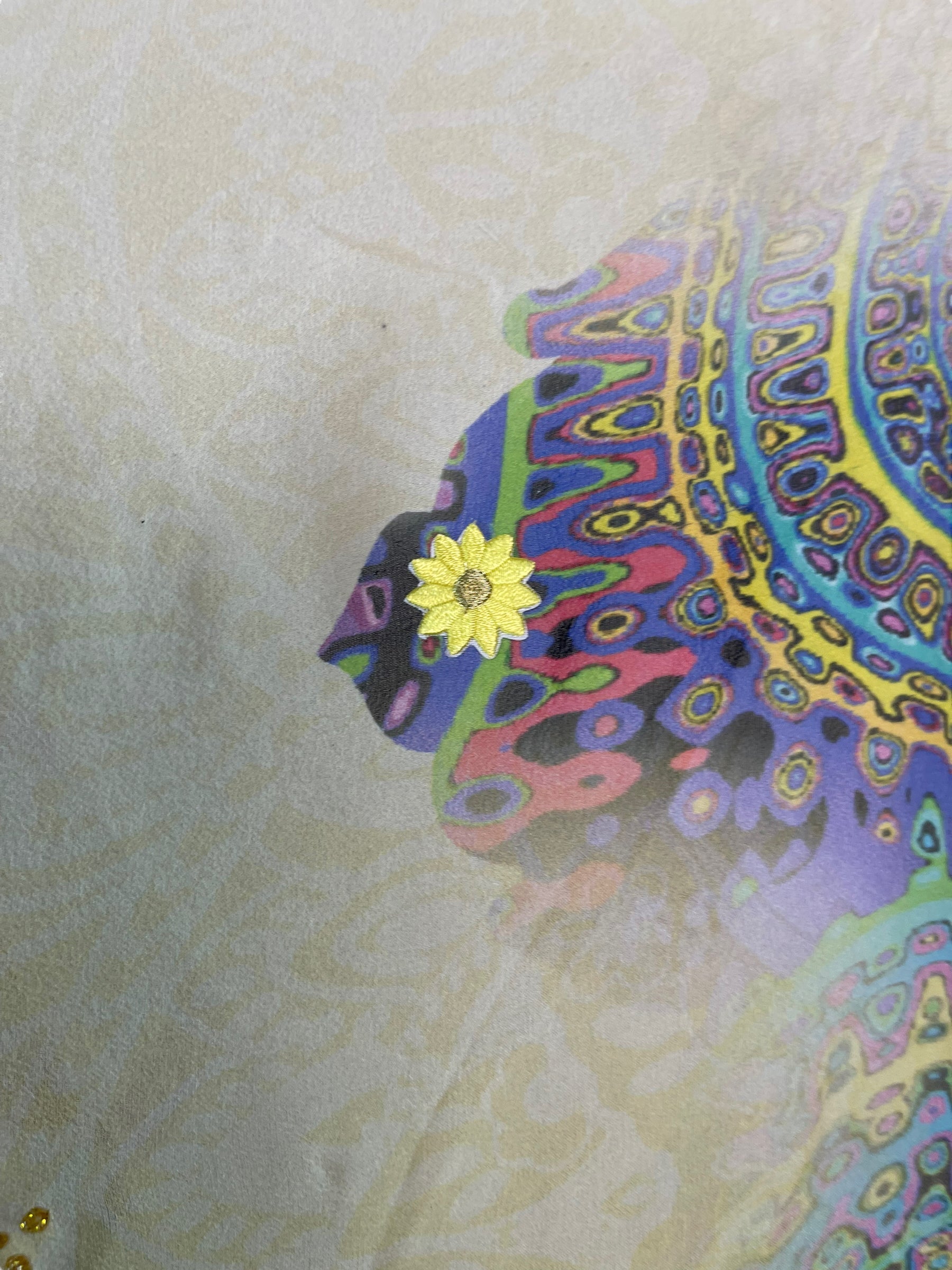 PRG6362 Sheer Avatar Pure Silk Maxi Kaftan - Velora