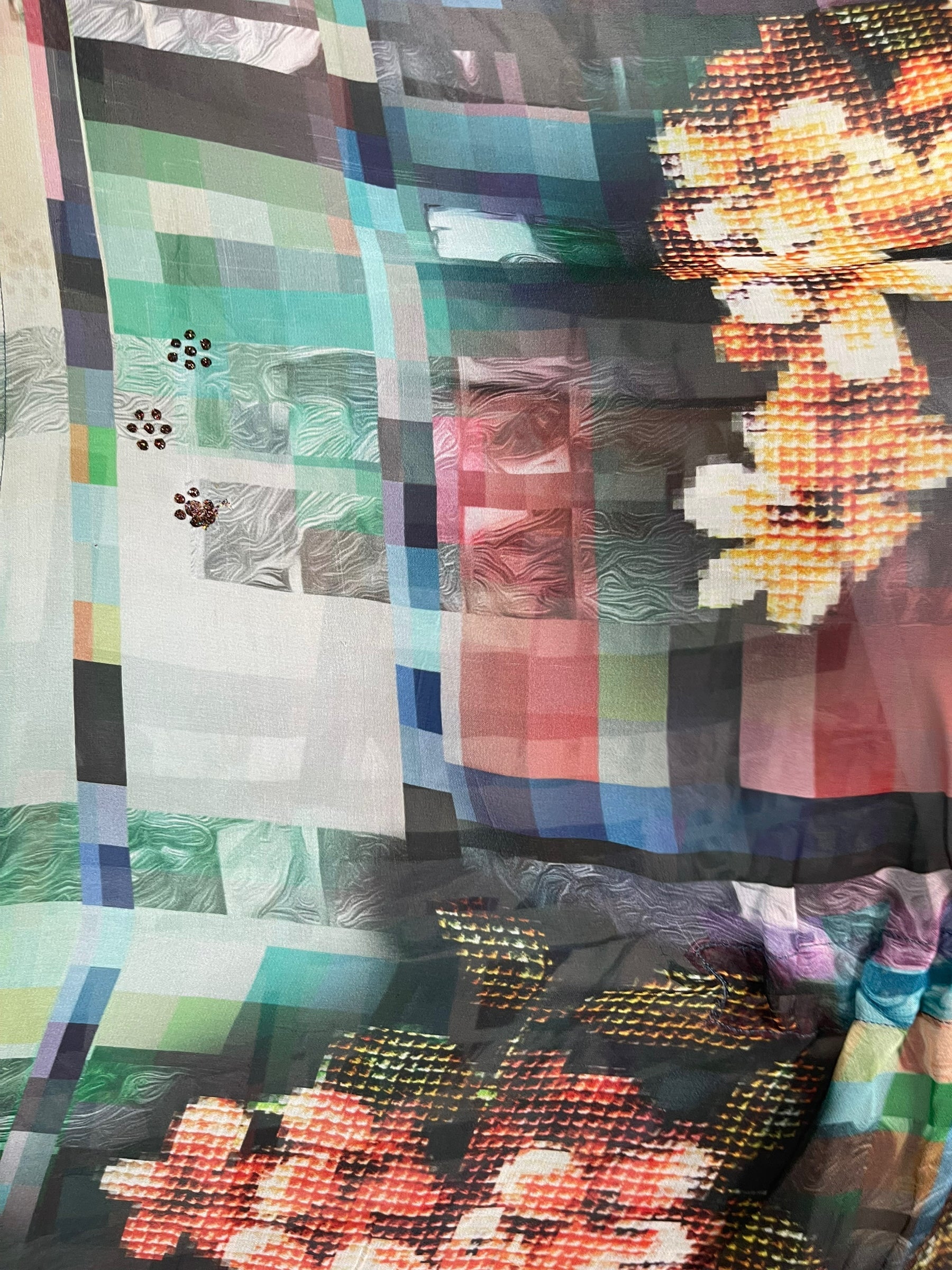 PRG6371 Sheer Avatar Pure Silk Maxi Kaftan - Velora Luxury Fashion