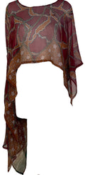 PRG6856 Sheer Avatar Pure Silk Versatile Vest - Velora Luxury Fashion