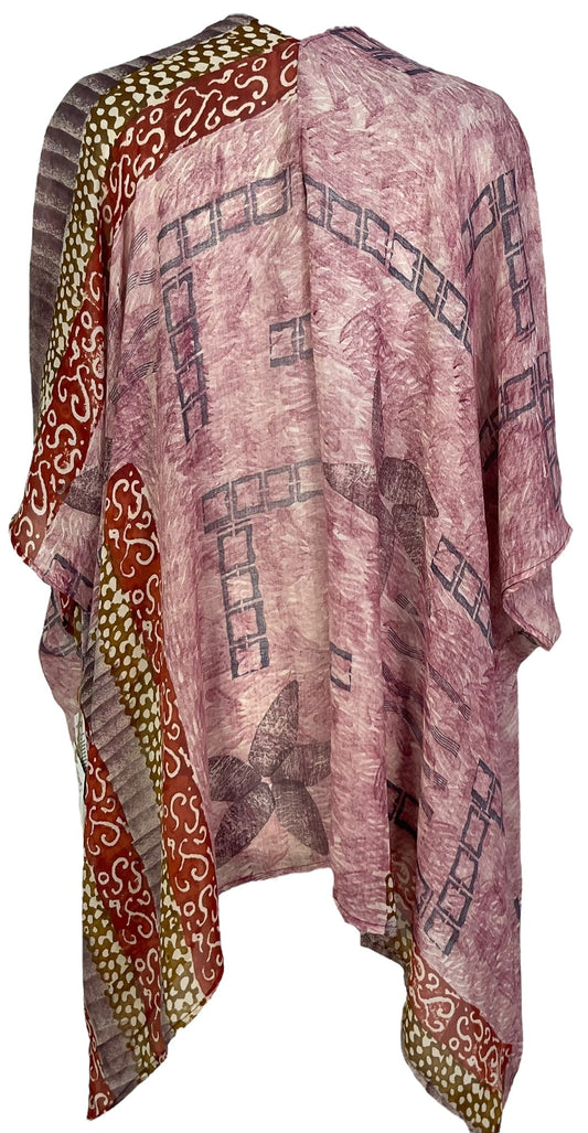 PRG7049 Sheer Avatar Pure Silk Cardigan - Velora Luxury Fashion