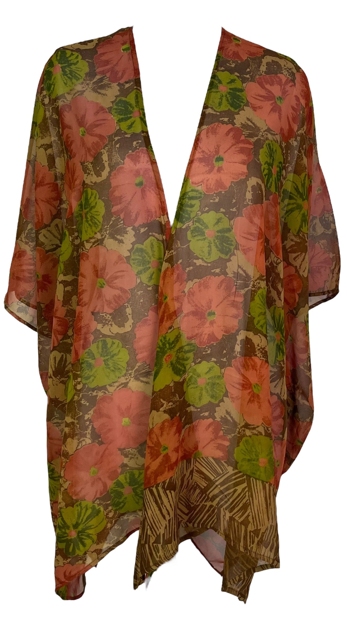 PRG7052 Sheer Avatar Pure Silk Cardigan - Velora Luxury Fashion