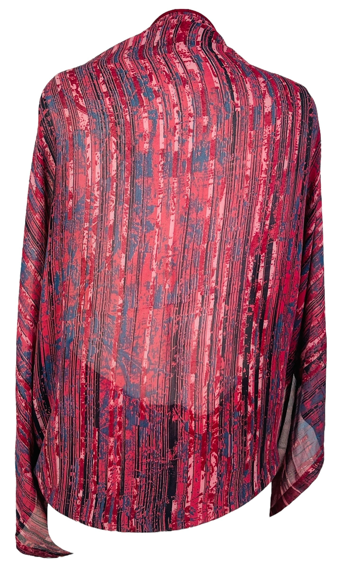 PRG7354 Sheer Avatar Pure Silk Shrug - Velora Luxury Fashion