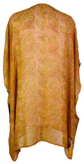 PRG7488 Sheer Avatar Pure Silk Short Kaftan Tunic without Slits - Velora Luxury Fashion