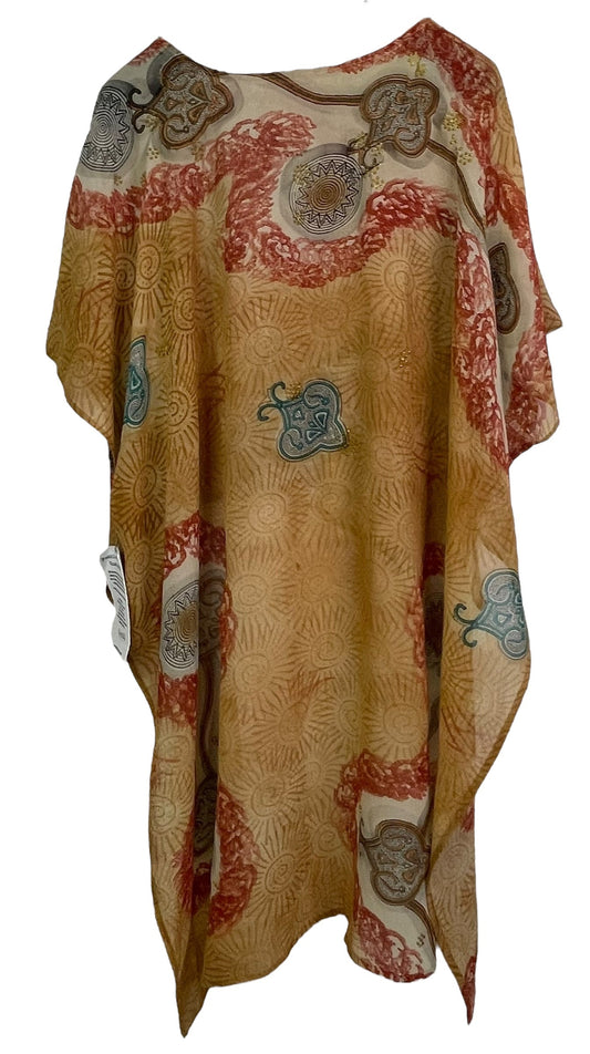 PRG7715A Sheer Avatar Pure Silk Hi Lo Top - Velora Luxury Fashion