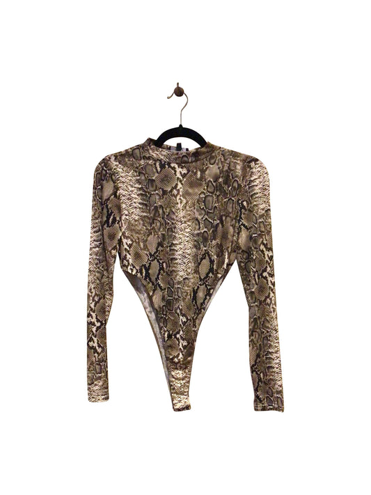 PRIVY Fitted Bodysuit in Brown - M - Velora