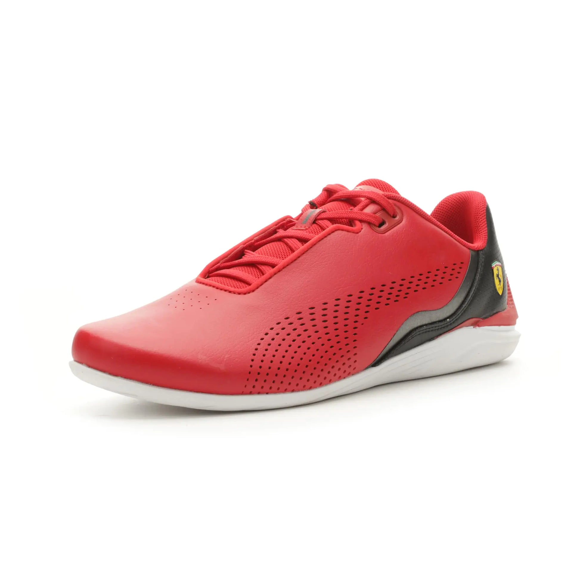 PUMA Mens SCUDERIA FERRARI DRIFT CAT DECIMA Sneaker Rosso Corsa-Puma Black-Puma White 10 - Velora Luxury Fashion