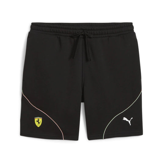 PUMA Mens Standard Scuderia Ferrari Formula 1 Shorts Black S - Velora Luxury Fashion