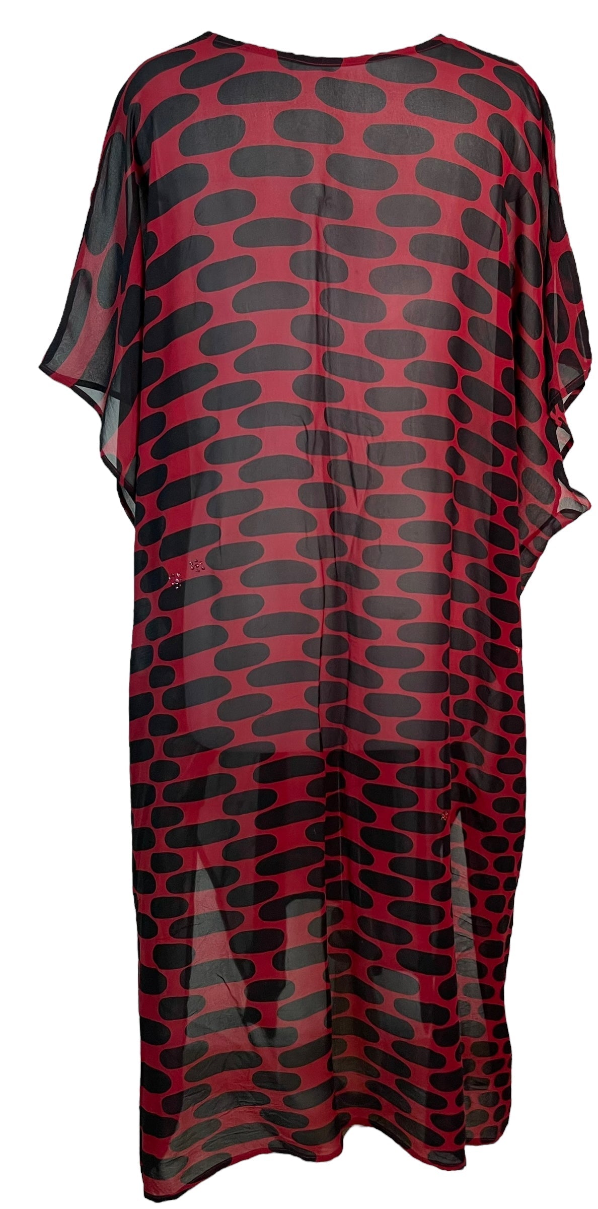 PRG6369 Sheer Avatar Pure Silk Maxi Kaftan - Velora
