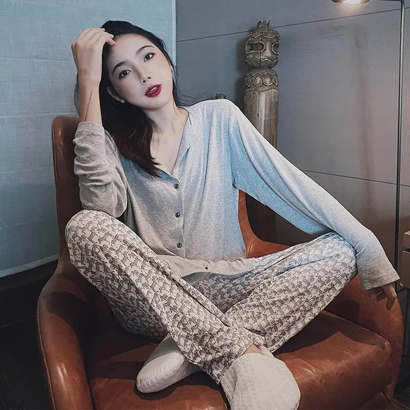 Pajamas For Women In Spring And Autumn EX-STOCK Canada