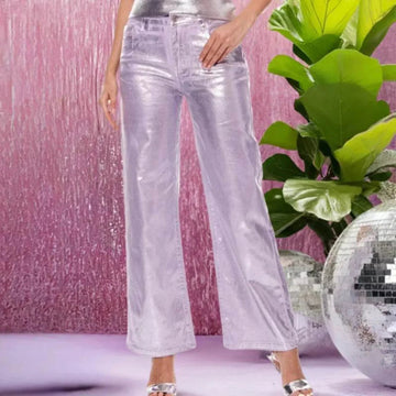 Pantalon métallisé