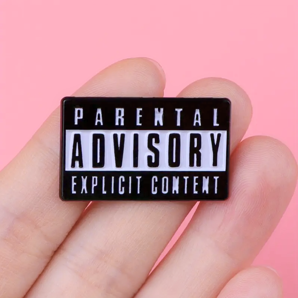 Parental Advisory (Explicit Content) | Collectible Pin - Velora