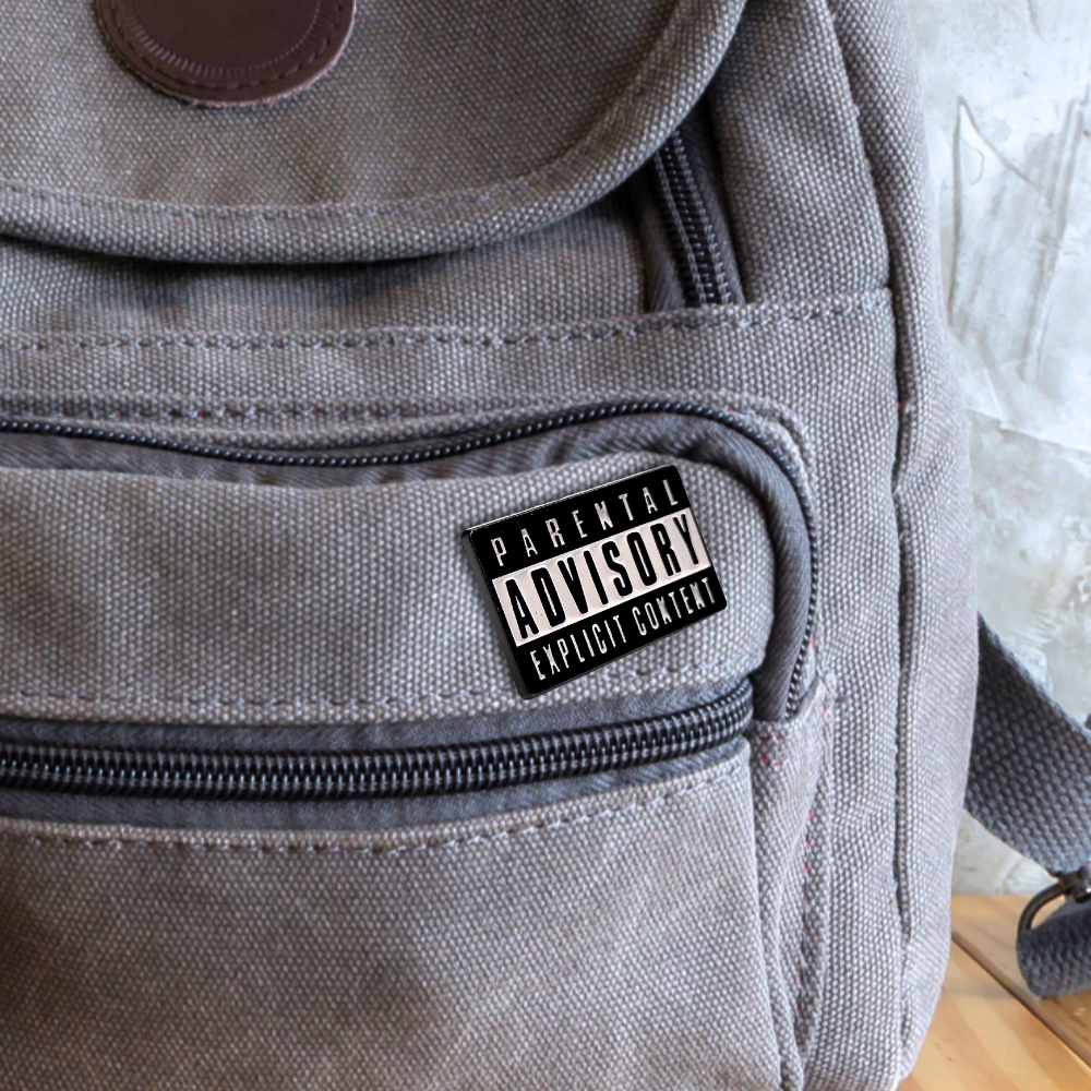 Parental Advisory (Explicit Content) | Collectible Pin - Velora