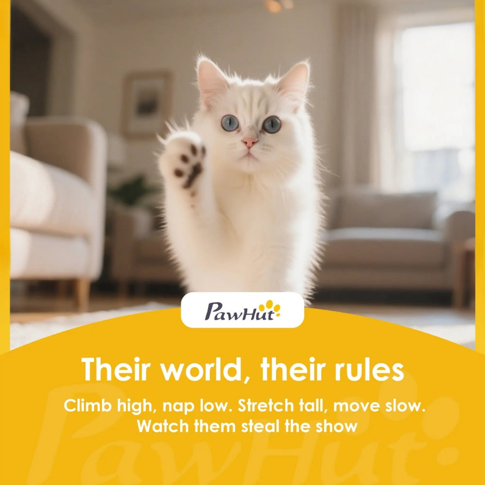 Floor-to-Ceiling No Drill Minimalist Cat Tree | PawHut