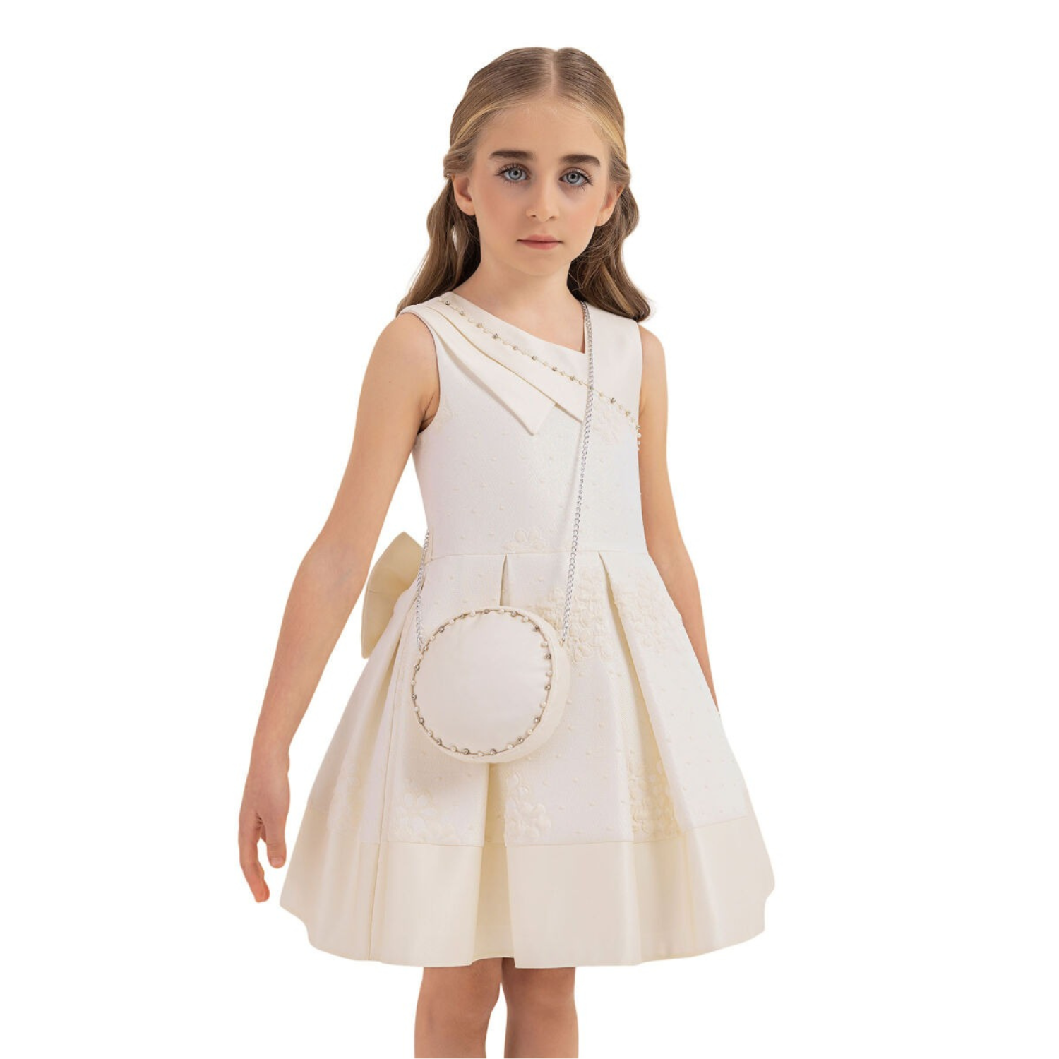Pearl Essence Girls Formal Dress - Velora Luxury Fashion