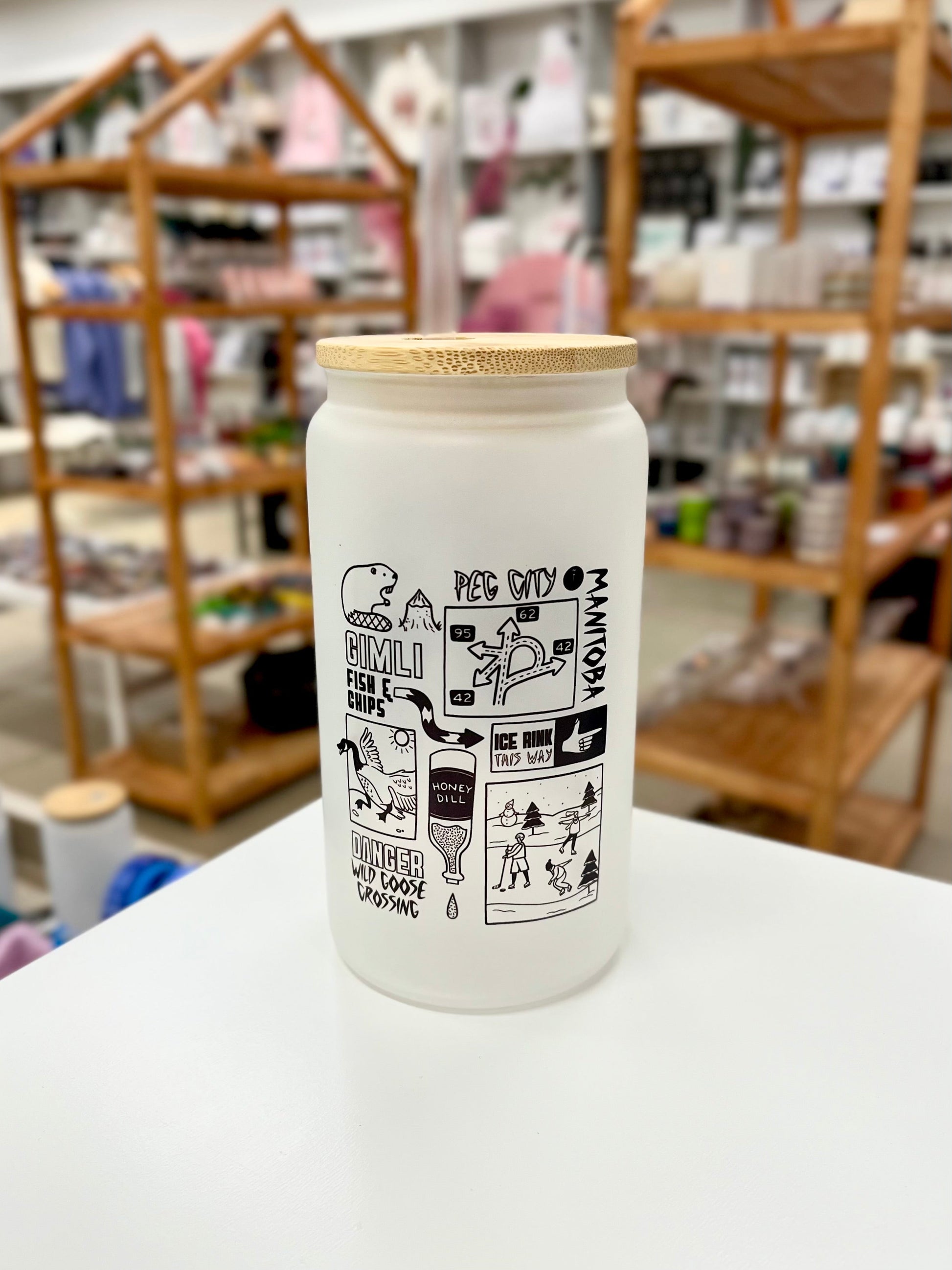 Peg City Gimli - Glass Libby Cup - Velora Luxury Fashion