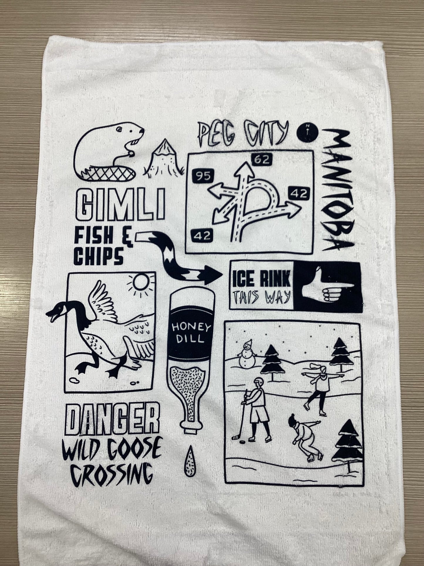 Peg City Gimli - Tea Towel - Velora Luxury Fashion