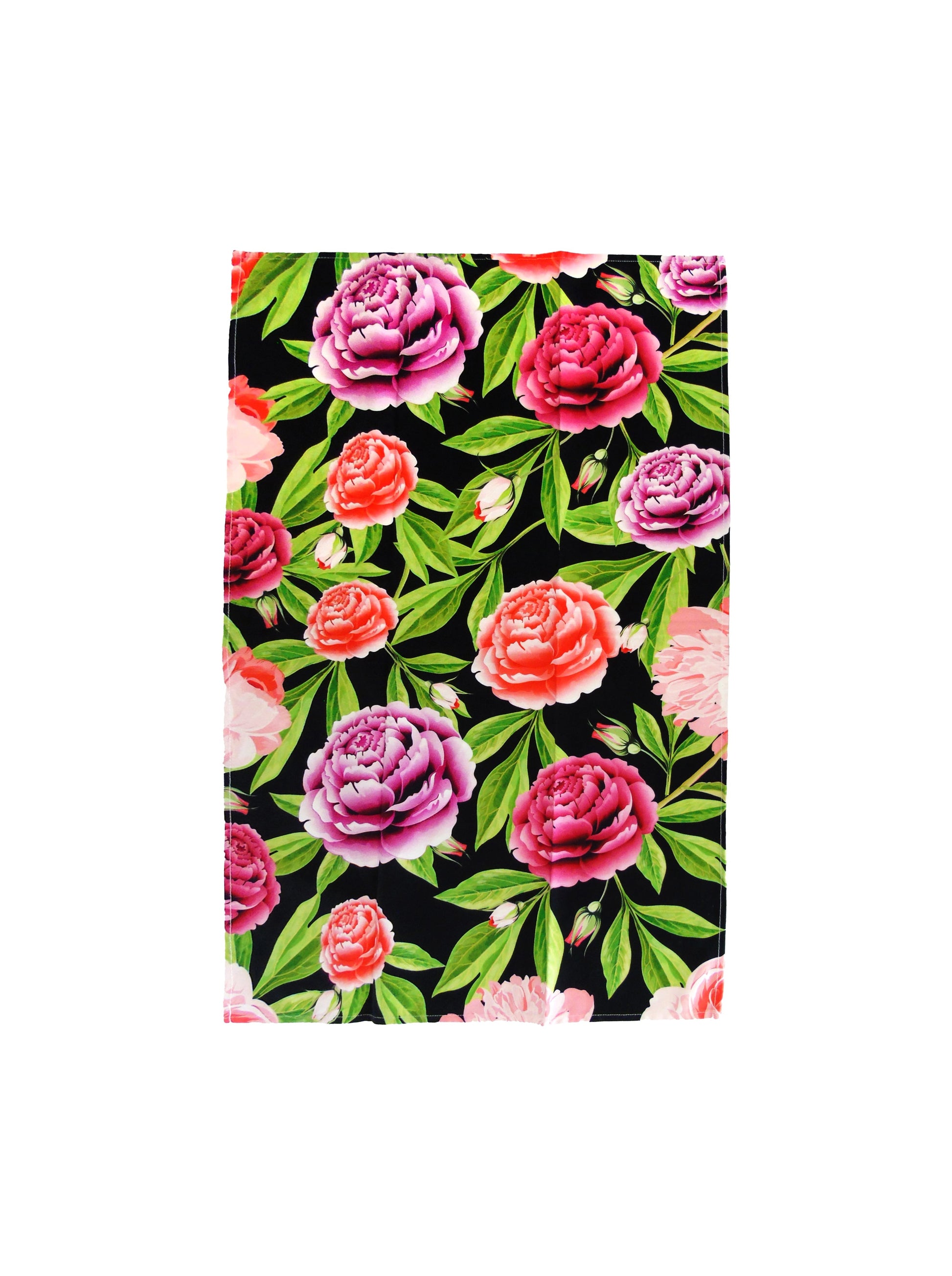 Peonies Please Sure Grip Kitchen Towel - Velora Luxury Fashion