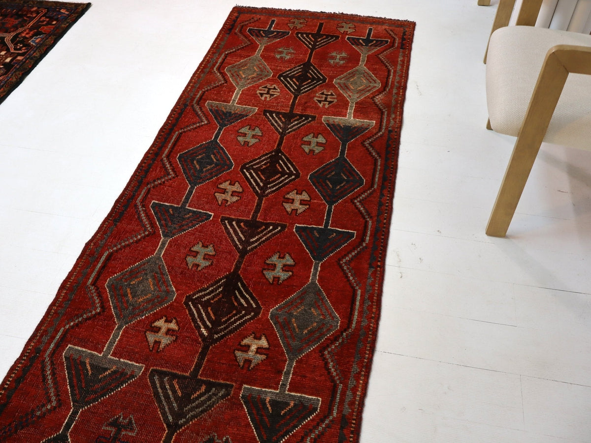 Persian Luri Runner Rug | 3' 1” x 8' 8" - Velora Luxury Fashion