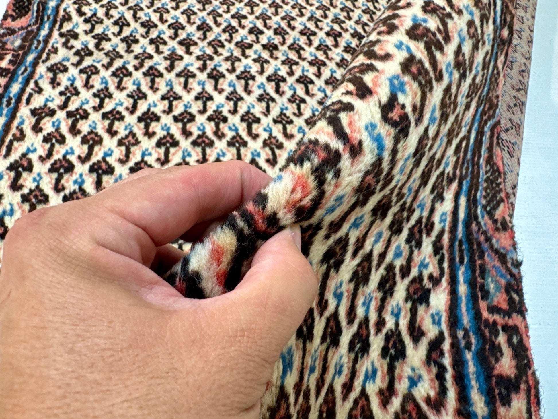 Persian Mir-Boteh Rug | 2' 9” x 4' 3" - Velora Luxury Fashion