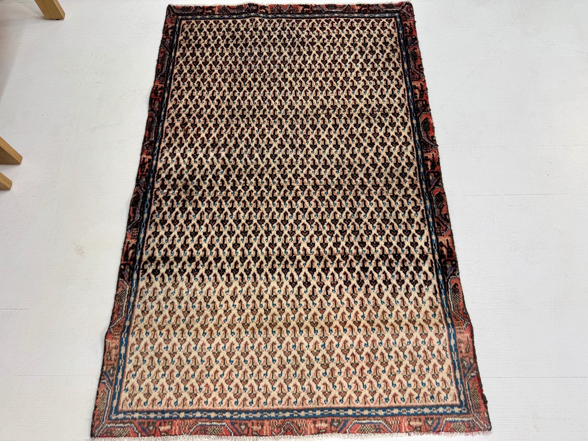 Persian Mir-Boteh Rug | 2' 9” x 4' 3" - Velora Luxury Fashion