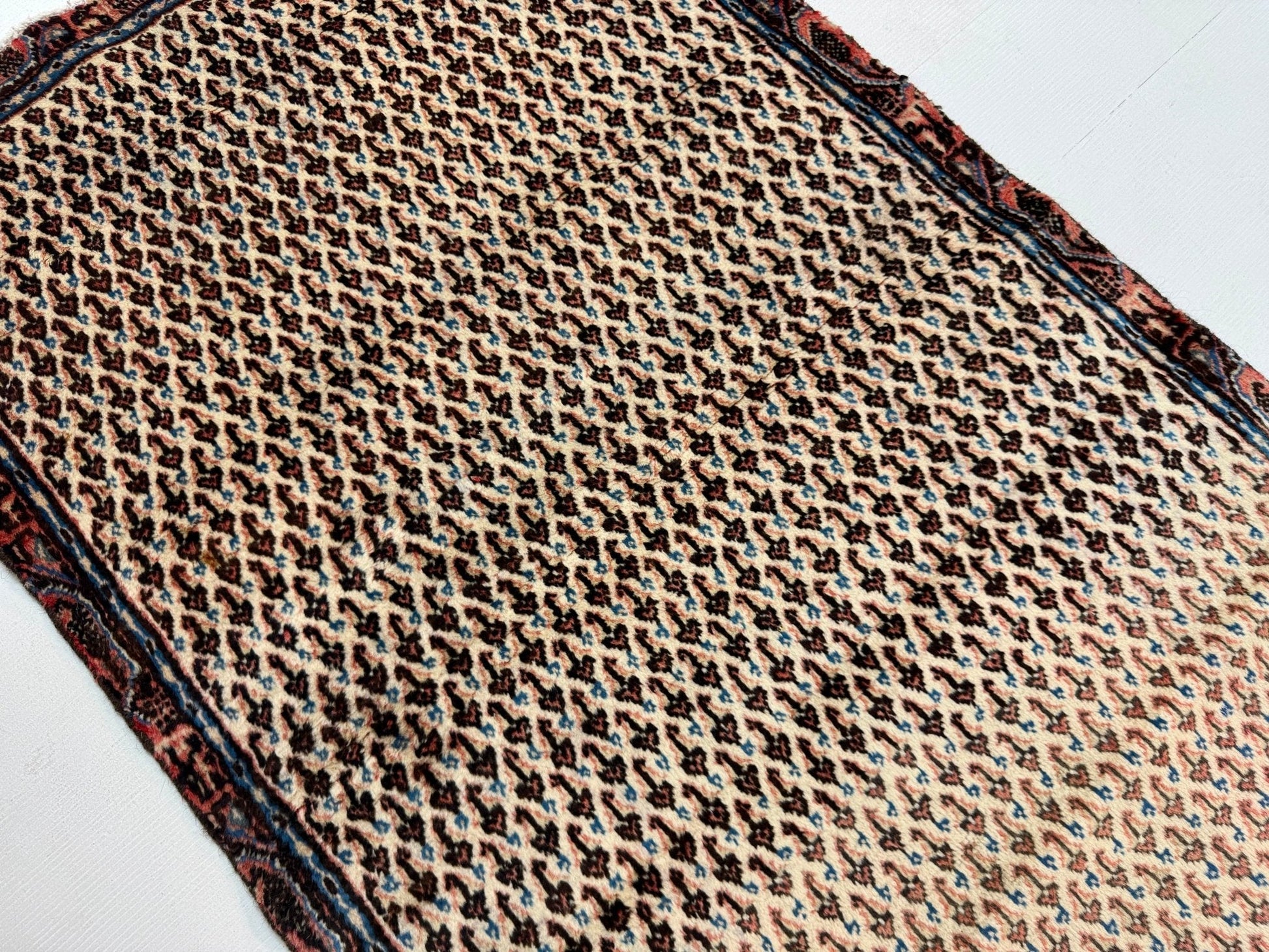 Persian Mir-Boteh Rug | 2' 9” x 4' 3" - Velora Luxury Fashion