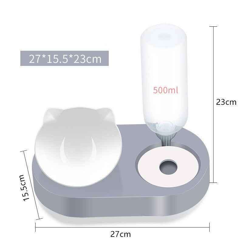 PetWithMe Dog and Cat Food Bowl Set with Water Dispenser - Velora Luxury Fashion