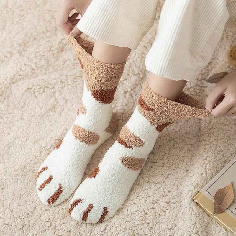 PetWithMe Kawaii Cat Paw Socks for Cozy Comfort - Velora Luxury Fashion