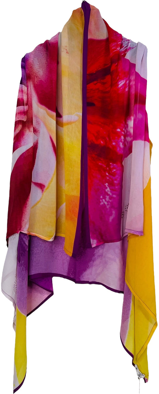PRG6889 Sheer Avatar Pure Silk Versatile Vest - Velora