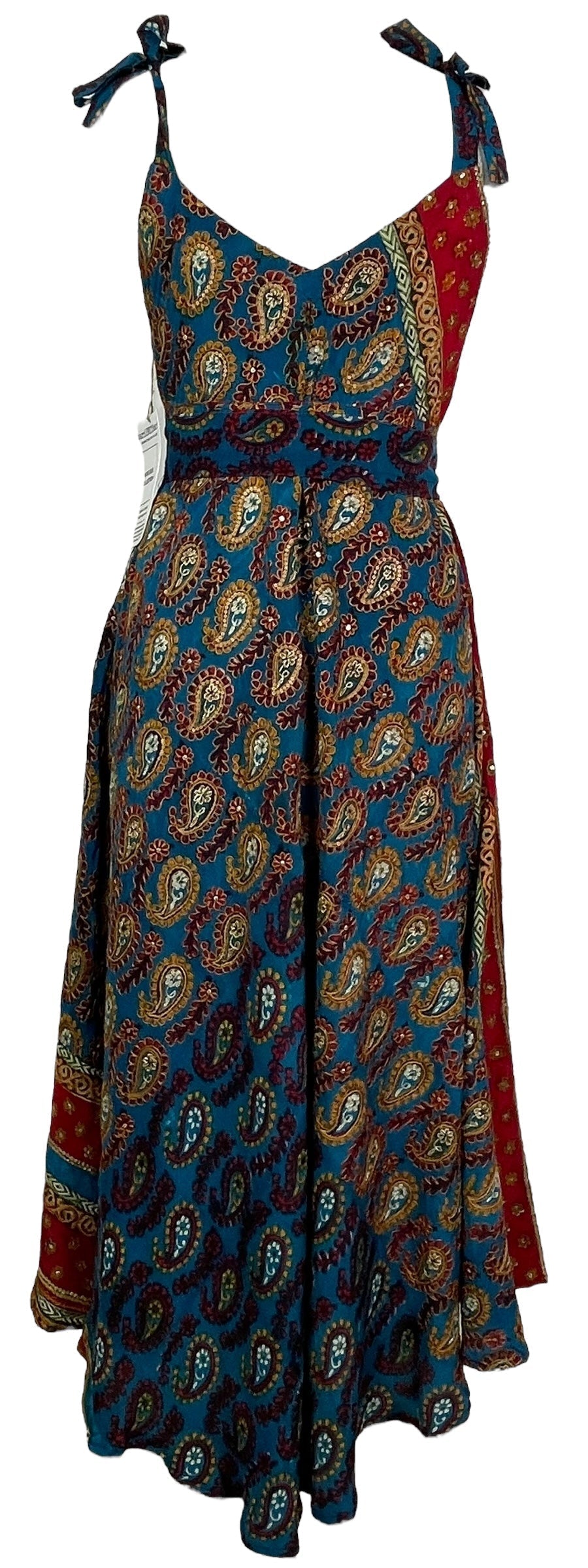 STAFF HOLD PRC7675 Avatar Pure Silk Maxi Dress with Belt - Velora