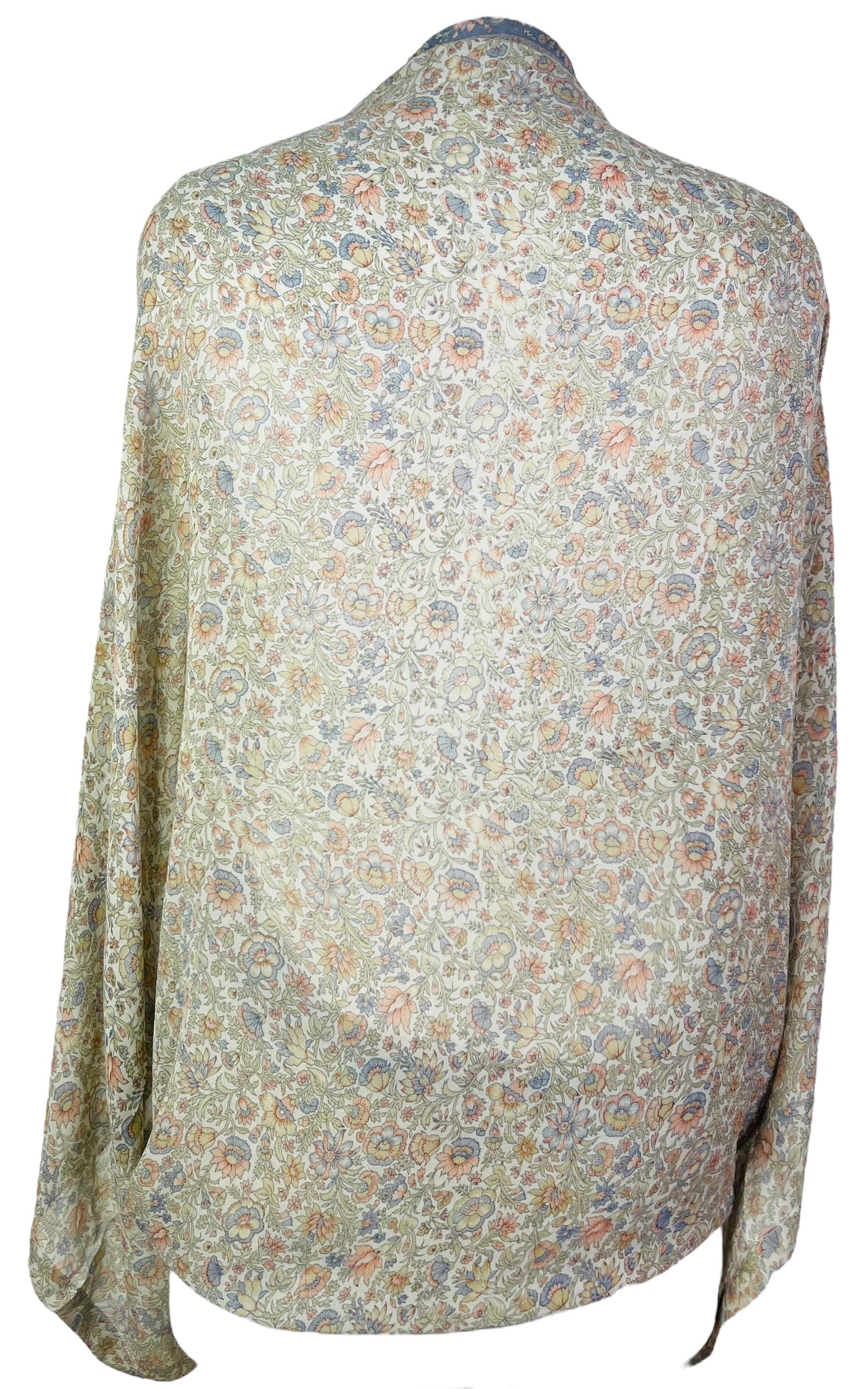PRG7530C Sheer Avatar Pure Silk Shrug - Velora